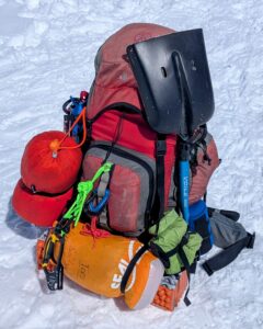 Pack departing 14 Camp.