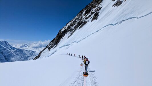 Heading out from 14 Camp.